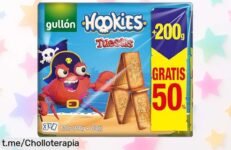 Deliciosas galletas Gullón Hookies Tuestis de 600g, un snack jugoso que no podrás dejar pasar por su precio escándalo ¡Te las vas a comer todas y más!