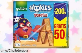Deliciosas galletas Gullón Hookies Tuestis de 600g, un snack jugoso que no podrás dejar pasar por su precio escándalo ¡Te las vas a comer todas y más!