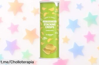 Deliciosas patatas para untar con sabor a nata acidificada y cebolla de Amazon, un aperitivo vegano que ahora puedes llevarte a un precio sorprendente ¡Revuélcate en el sabor!
