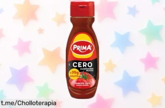 Delicioso Ketchup Prima Cero, sin grasas ni azúcares para cuidar tu salud, ahora a un precio de ganga que no podrás dejar escapar. ¡Sabor y bienestar en cada bocado!