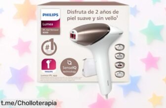 Depiladora IPL Philips Lumea 8000: un ofertón para lucir piel suave sin cera hasta por 2 años. ¡No dejes pasar esta oportunidad única!