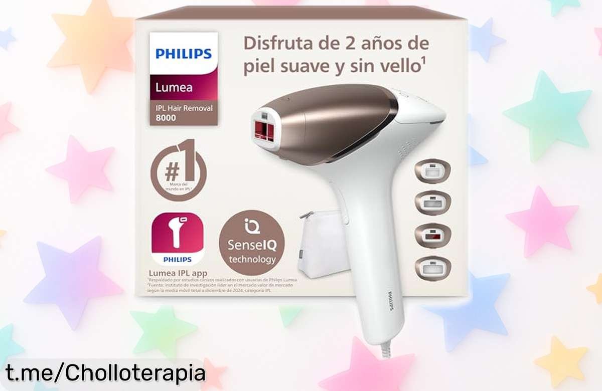 Depiladora IPL Philips Lumea 8000: un ofertón para lucir piel suave sin cera hasta por 2 años. ¡No dejes pasar esta oportunidad única!