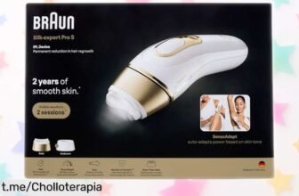 Depiladora láser Braun IPL Seda Inteligente Expert Pro 5: ofertón inesperado para piel suave y sin vello hasta dos años, ¡aprovéchalo antes de que se agote!