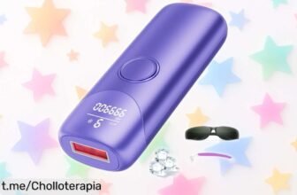 Depiladora láser Zerellia con frío instantáneo para una piel suave y sin vello, ¡un ofertón que hará sonreír a tu cuerpo! Aprovecha esta oportunidad única.