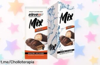 Descubre Eleven Fit Mix sabor Kinchoc en caja de 12 sobres, ¡ahora con un precio loco para darle a tu agua todo el sabor que necesitas! Hidrátate y rinde más cada día.