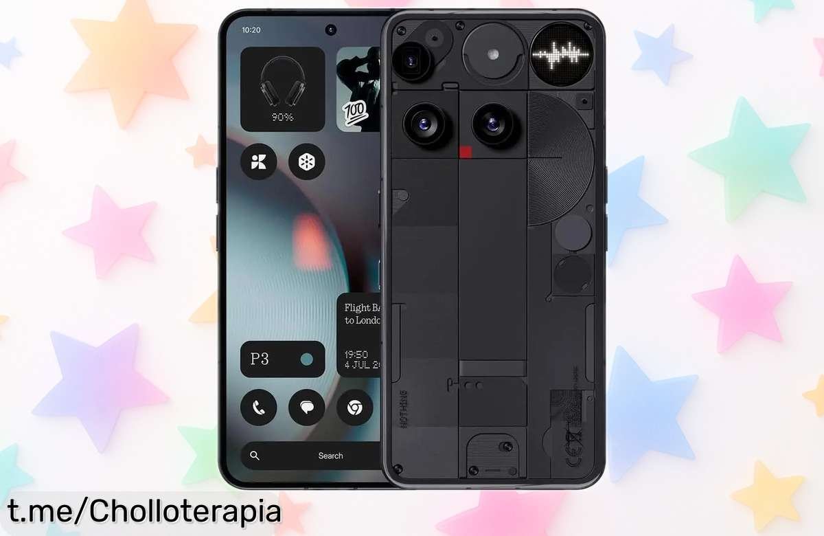 Descubre el Nothing Phone (3) 5G con pantalla AMOLED espectacular y cámara triple: ¡Este ofertón hará que tu peña se quede boquiabierta! Aprovecha el precio de risa y cambia el juego.