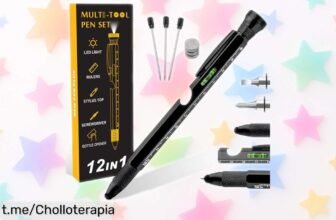 Descubre el bolígrafo multitool 12 en 1: un destornillador, nivel y medidor genial que hará feliz a cualquier hombre práctico. ¡No podrás creer este precio de ganga!