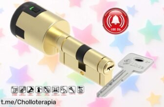 Descubre el bombín con alarma LINCE CPLUS ALARM, seguridad rápida y efectiva para tu hogar a un precio de escándalo que no puedes dejar pasar; ¡protégete ya!