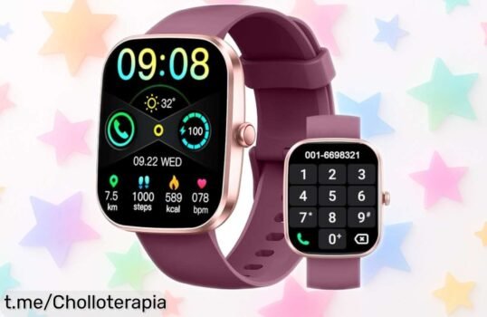 Descubre el impresionante reloj inteligente para hombre y mujer con pantalla grande, ¡llamadas por Bluetooth y más de 100 modos deportivos a un precio nunca visto!