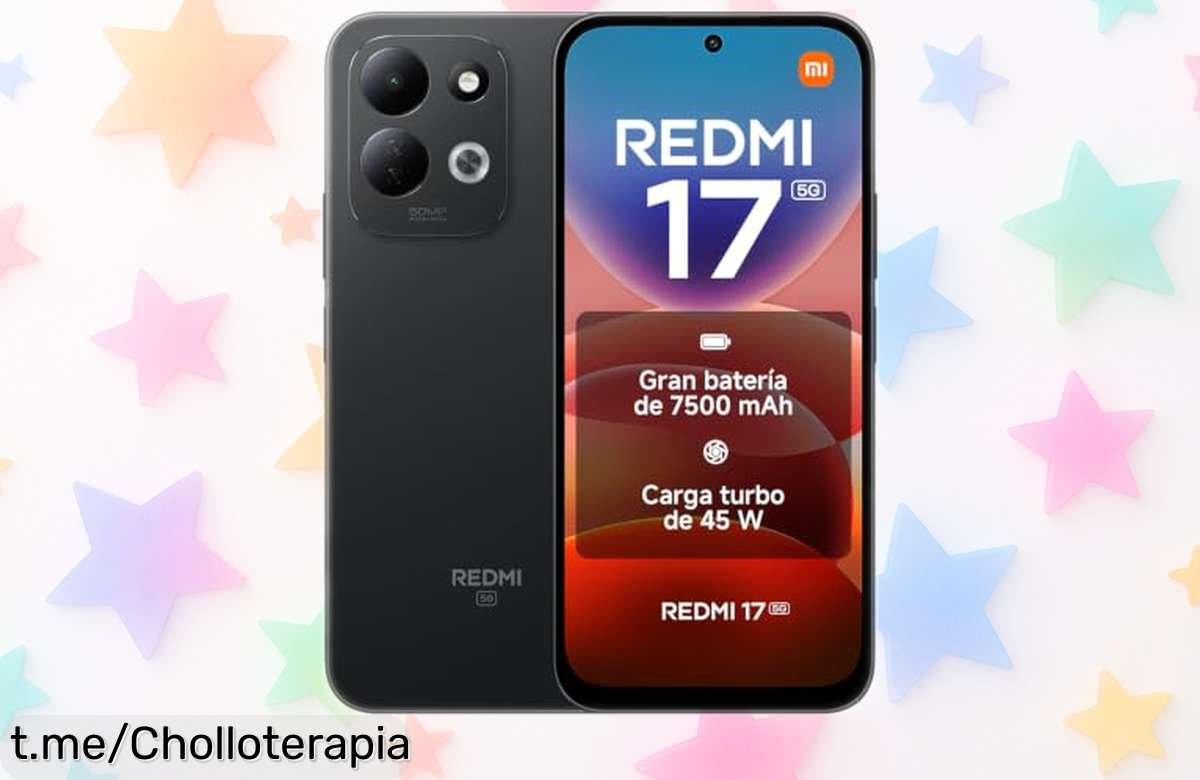 Descubre el increíble Redmi 17 5G: móvil con batería que nunca falla, pantalla gigante y cámara de 50 MP a un precio loco. ¡No dejes pasar esta oportunidad única!