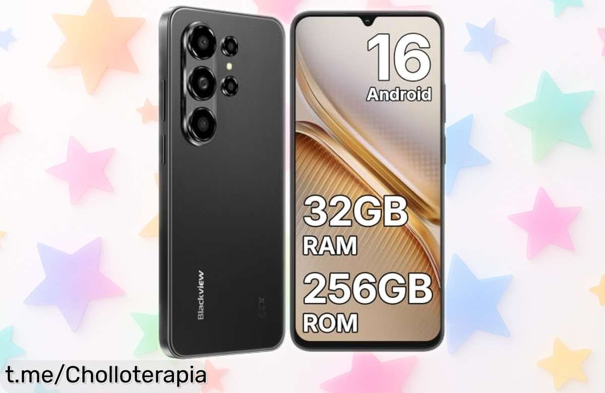 Descubre el increíble móvil Android Blackview Wave 10 con pantalla gigante a 120Hz y 32GB de RAM, ¡una oferta que te hará sentir como en un sueño!