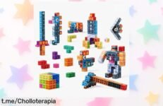 Descubre el juego de 142 cubos temáticos Spatial Soma Cube, diseñado para que los peques aprendan y se diviertan ¡Aprovecha el precio de escándalo con este super chollo!