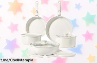Descubre el juego de cocina GiPP de 15 piezas: ¡sartenes grandes y apilables que ahorran espacio, resistencias increíbles! No te pierdas este ofertón para tu hogar.