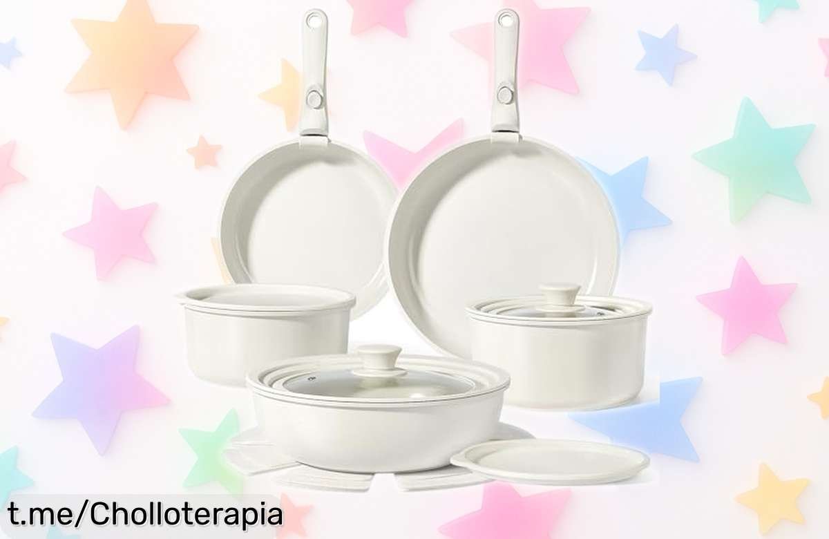 Descubre el juego de cocina GiPP de 15 piezas: ¡sartenes grandes y apilables que ahorran espacio, resistencias increíbles! No te pierdas este ofertón para tu hogar.