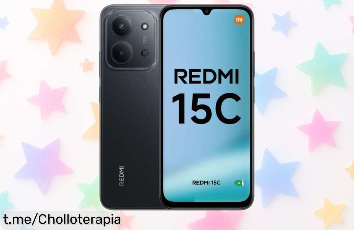 Descubre el ofertón del móvil Xiaomi Redmi 15C: 128 GB para tus recuerdos y velocidad a chorro, ¡no te quedes sin el tuyo ahora mismo!
