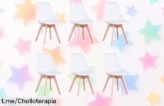Descubre el pack de 6 sillas de comedor GrandCA HOME, un ofertón que hará brillar tu hogar; ¡no te quedes sin ellas o perderás esta mega oportunidad!