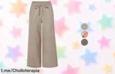 Descubre el pantalón de lino ESMARA® para mujer a un precio irrefutable: frescura y estilo al instante, ¡no dejes pasar esta oportunidad única!