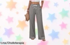 Descubre el pantalón palazzo fluido de mujer Fashora que estiliza tu figura: ¡aprovéchalo al precio loco antes de que se agote y renueva ya tu armario feliz!