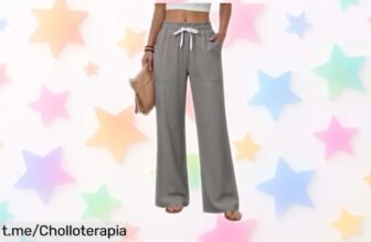 Descubre el pantalón palazzo fluido de mujer Fashora que estiliza tu figura: ¡aprovéchalo al precio loco antes de que se agote y renueva ya tu armario feliz!