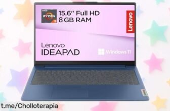 Descubre el potente portátil Lenovo IdeaPad Slim 3 Gen 8, ¡rebajado a un precio de ganga! Perfecto para estudiar, trabajar y disfrutar tus series. ¡No pierdas esta oportunidad única!