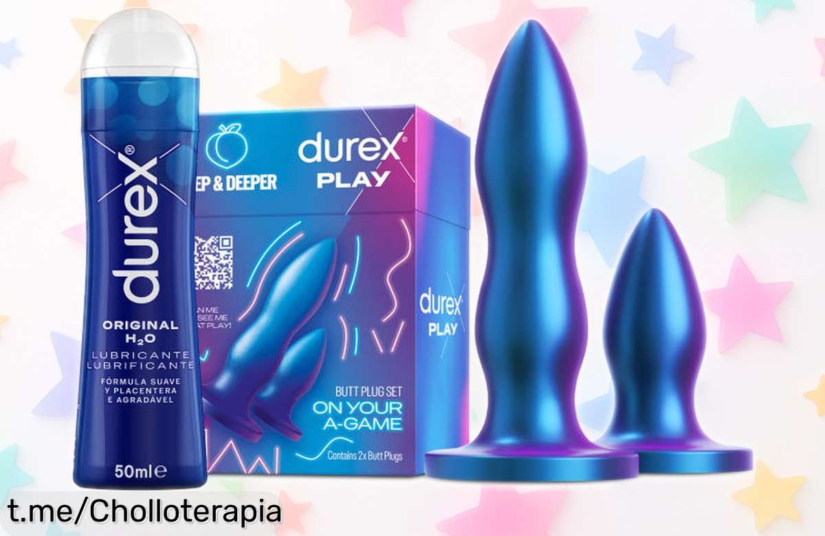 Descubre el set de plugs anales Durex DEEP & DEEPER a un precio regalado, ¡disponibles en dos tamaños para que disfrutes sin límites y lleves la diversión contigo!