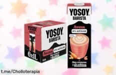 Descubre la bebida vegetal de avena YOSOY Barista en pack de 6 litros, ¡un sabor cremoso que hará volar tus cafés! No te quedes sin probar esta oferta irresistible.