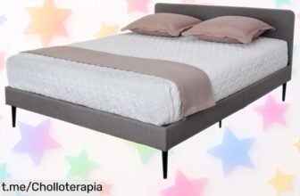 Descubre la cama Star 150x190cm en gris, elegancia y confort a un precio increíble que hará de tus noches momentos inolvidables. ¡No te quedes sin ella!