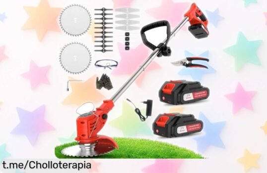 Descubre la cortacésped y desbrozadora inalámbrica OUTIGO: un ofertón imperdible que hará de tu jardín el lugar más bonito del vecindario, ¡no te quedes sin la tuya!