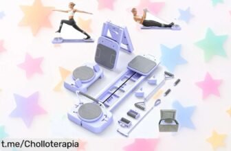 Descubre la increíble tabla Pilates Reformer SOFTHOM 8 en 1 que se pliega en un segundo, ¡un ofertón que transforma tu entrenamiento y no querrás dejar escapar!