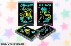 Descubre la increíble tableta de dibujo LCD para niños: creatividad sin fin y en un ofertón que casi regala imaginación. ¡No dejes pasar esta oportunidad única!
