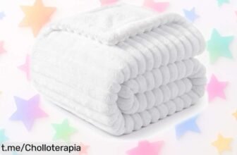 Descubre la manta reversible WAVVE para sofá y cama, el gustazo que te abraza a precio loco. ¡No dejes pasar esta oportunidad!