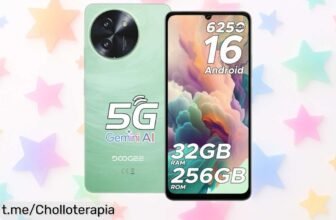 Deslumbra con el DOOGEE Smart Note 59 Pro: Pantalla gigante, memoria brutal y calidad top a un precio loco que no podrás dejar escapar. ¡Hazlo tuyo ya y siente la emoción!