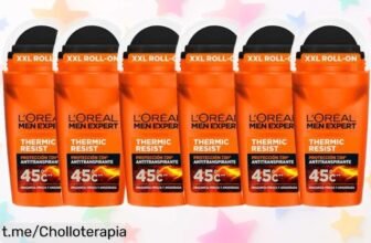 Desodorante Thermic Resist de L’Oréal Men Expert en pack de 6, ahora a un precio loco para que siempre estés seco y fresco; ¡no te lo pierdas o te arrepentirás!
