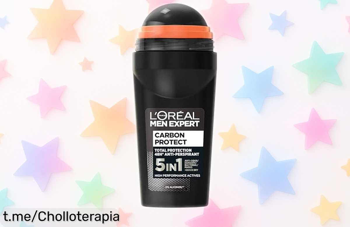 Desodorante rollon L’Oréal Men Expert Carbon Protect XXL con protección 48H a un precio de ganga, ¡siente la frescura todo el día y no te lo pierdas!