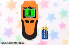 Detector de cables y tuberías 6en1 que encuentra vigas y metal al instante, ¡ahora a un precio loco! No te arriesgues en tus proyectos, cómpralo ya y trabaja con confianza.
