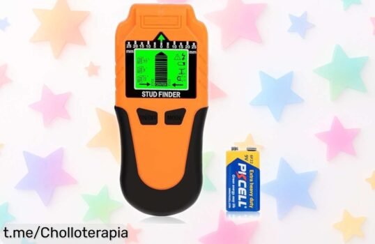 Detector de cables y tuberías 6en1 que encuentra vigas y metal al instante, ¡ahora a un precio loco! No te arriesgues en tus proyectos, cómpralo ya y trabaja con confianza.
