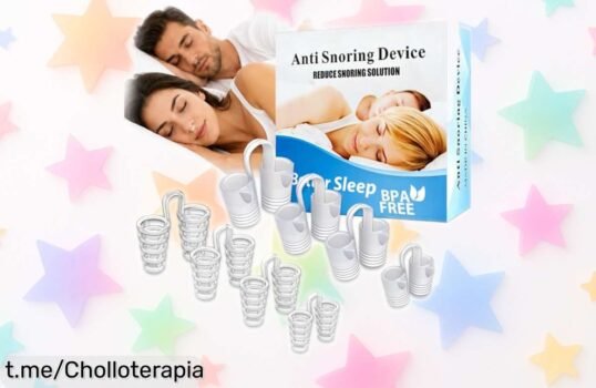 Dilatadores nasales de silicona: olvida los ronquidos y respira mejor con este súper chollo que no puedes dejar pasar, ¡aprovéchalo ahora y sorpréndete!