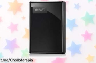 Disco duro externo Western Digital My Passport 1 TB a precio de escándalo, cuida tus datos con conexión ultrarrápida y contraseña segura. ¡Hazte con él antes que volar!