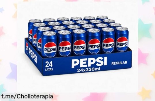 Disfruta 24 latas de Pepsi siempre listas para compartir en casa o en la oficina, ¡impresionante bajada de precio que no volverás a encontrar!