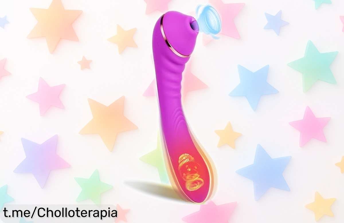 Disfruta del placer sin límites con el vibrador y succionador de clítoris que controla desde tu móvil; oferta increíble, ¡no te lo puedes perder!