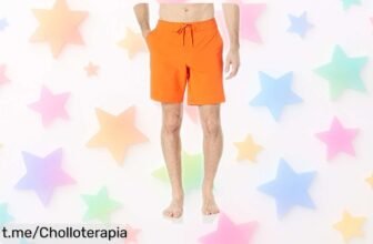 Divertido bañador bermuda para hombre Amazon Essentials con secado rápido y bolsillos prácticos, ¡perfecto para el agua a un precio irrisorio que no querrás dejar pasar!