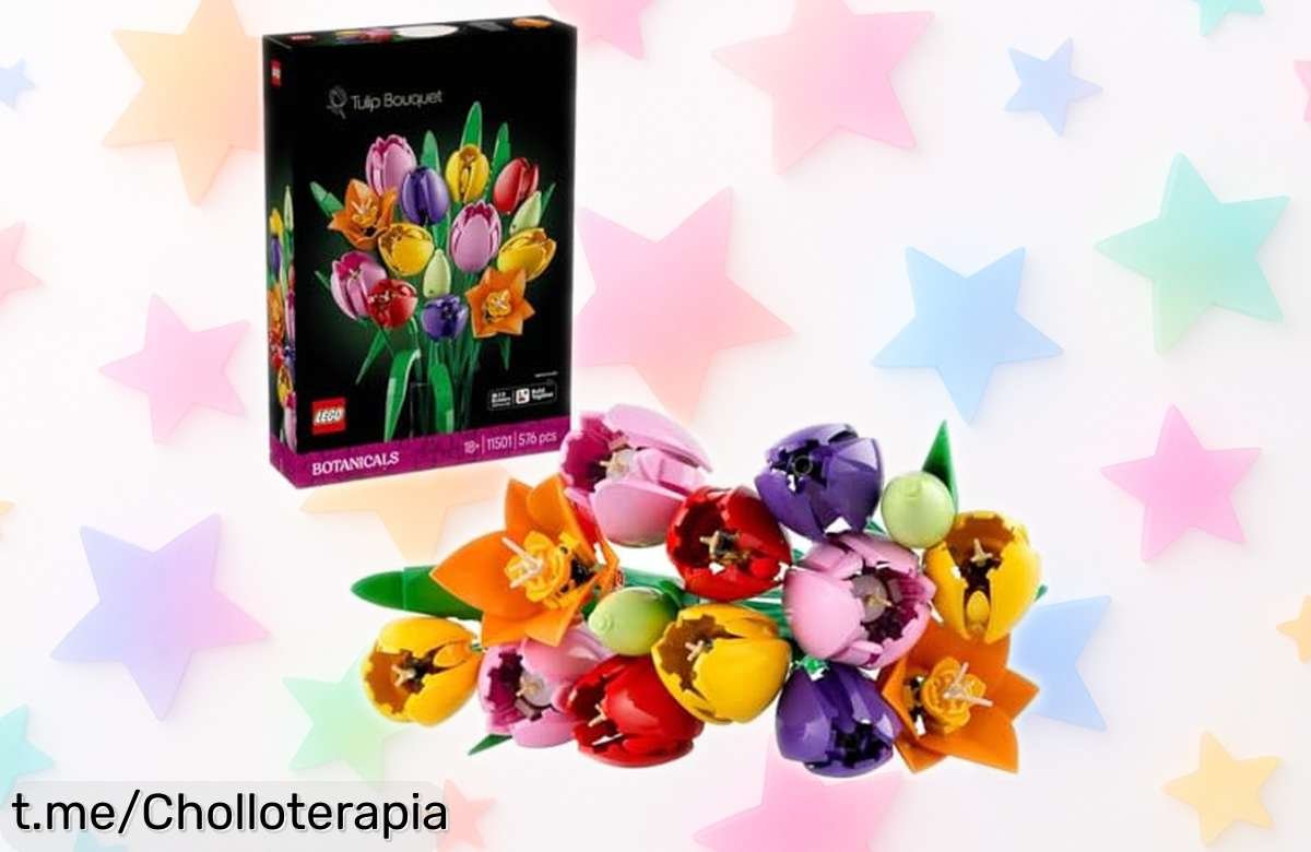Divertido ramo de tulipanes LEGO Botanicals 11501, una decoración que nunca muere y a un precio rebajado: ¡regala momentos inolvidables!