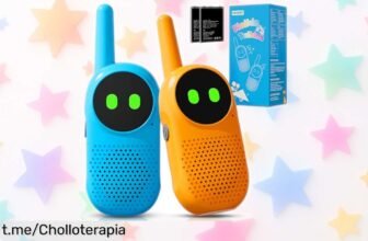Divertido walkie talkie NXGKET para niños, ligero y seguro: los peques se comunicarán a 1000 metros ¡y todo por un precio de escándalo que no querrás perderte!