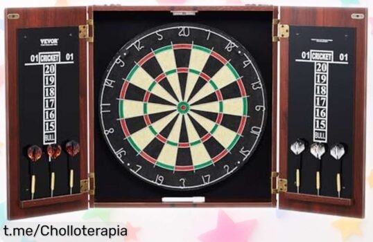 Diviértete a lo grande con este increíble juego de dardos VEVOR, ¡precio bajado y listo para la acción! No te pierdas esta oportunidad de jugar sin perder ni un tiro.
