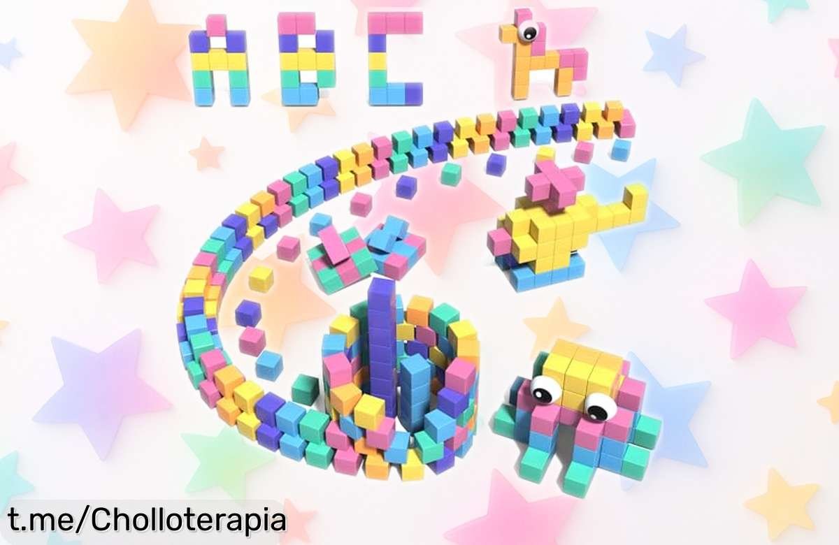 Diviértete creando con los bloques magnéticos Goody King: ¡56 piezas de pura imaginación a un precio increíble que tus peques no querrán dejar de usar!