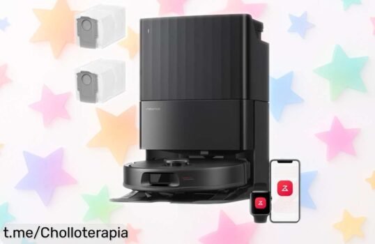 El potente robot aspirador roborock Qrevo S Pro con vaciado automático y limpieza profunda te hará olvidar el desorden por un precio rebajado que no podrás dejar pasar.