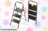 Escalera plegable de 3 peldaños KINGRACK con pasamanos y antideslizantes a precio de ganga, ¡no te quedes sin la tuya! Sube como un campeón y hazlo todo más fácil en casa.