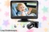 Espejo con cámara FEISIKE para coche de bebé, visión nocturna y pantalla HD: ¡chollazo imperdible para conducir seguro mientras cuidas a tu pequeño!