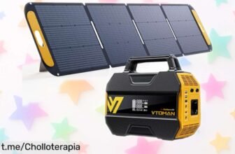Estación de energía portátil VTOMAN FlashSpeed 300: ¡carga completa en solo 2,5 horas! Aprovéchate de este precio loco y siente la libertad energética sin límites.