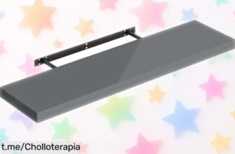 Estantería flotante WOLTU para pared, el chollazo que necesitabas para organizar tu habitación y dar vida a tus paredes sin complicarte. ¡No te quedes sin la tuya!
